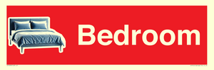 Bedroom Dementia Sign Red